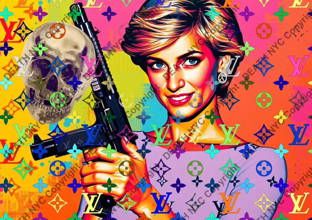 Auction ’BA267 diana ’ art print 45x32cm (Edition of 100) - Art Print