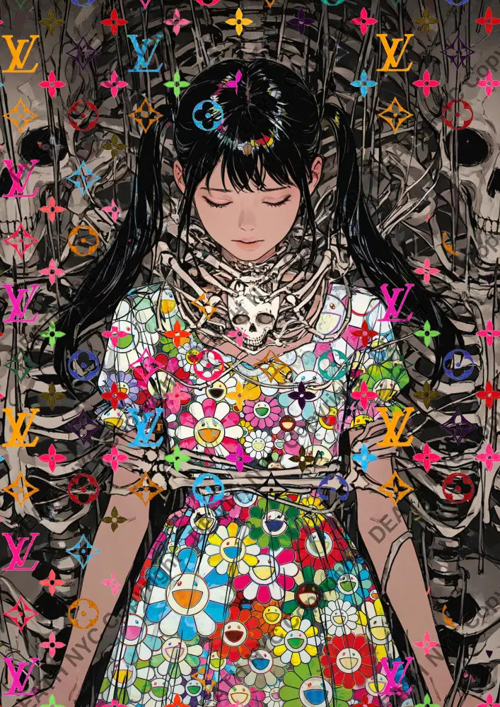 Auction ’BA528 girl ’ art print 45x32cm (Edition of 100) - Art Print