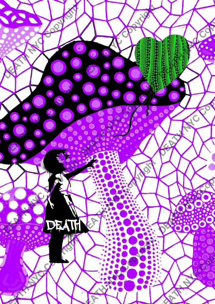 Auction ’balloon girl ku 3’’ art print 45x32cm (Edition of 100) Art Print