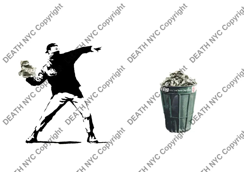 Auction ’Bank money’ art print 45x32cm (Edition of 100) Art Print