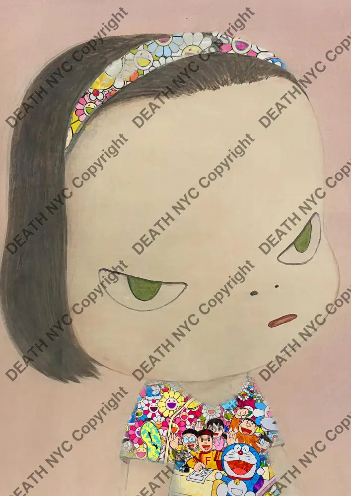 Auction ’BD122 girl ’ art print 45x32cm (Edition of 100) Art Print