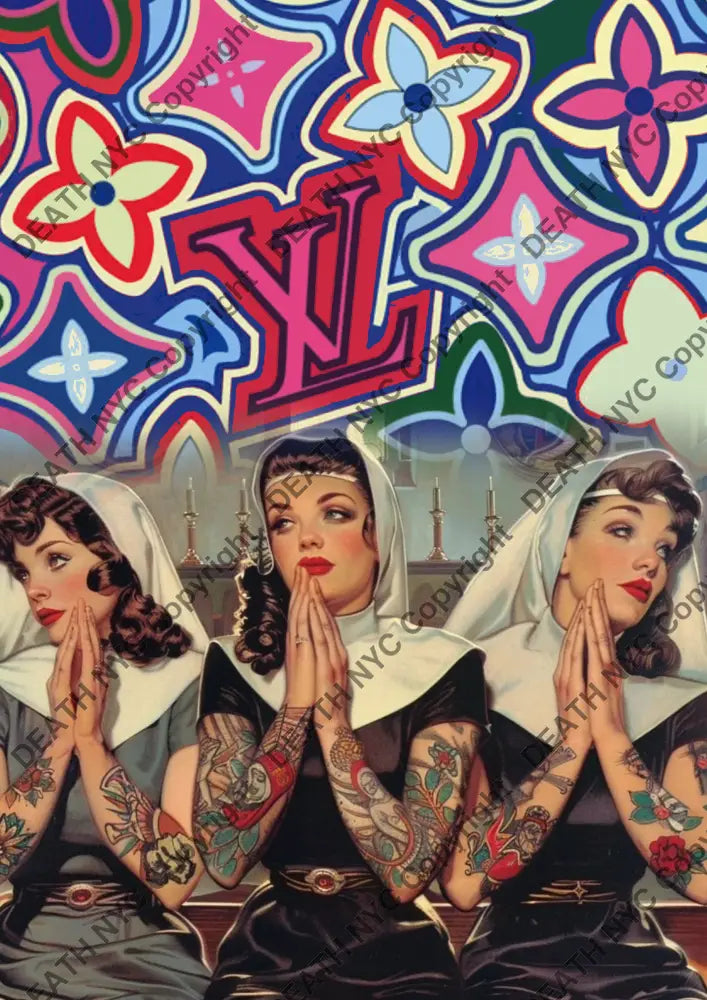 Auction ’BF594 girls’ art print 45x32cm (Edition of 100) - Art Print