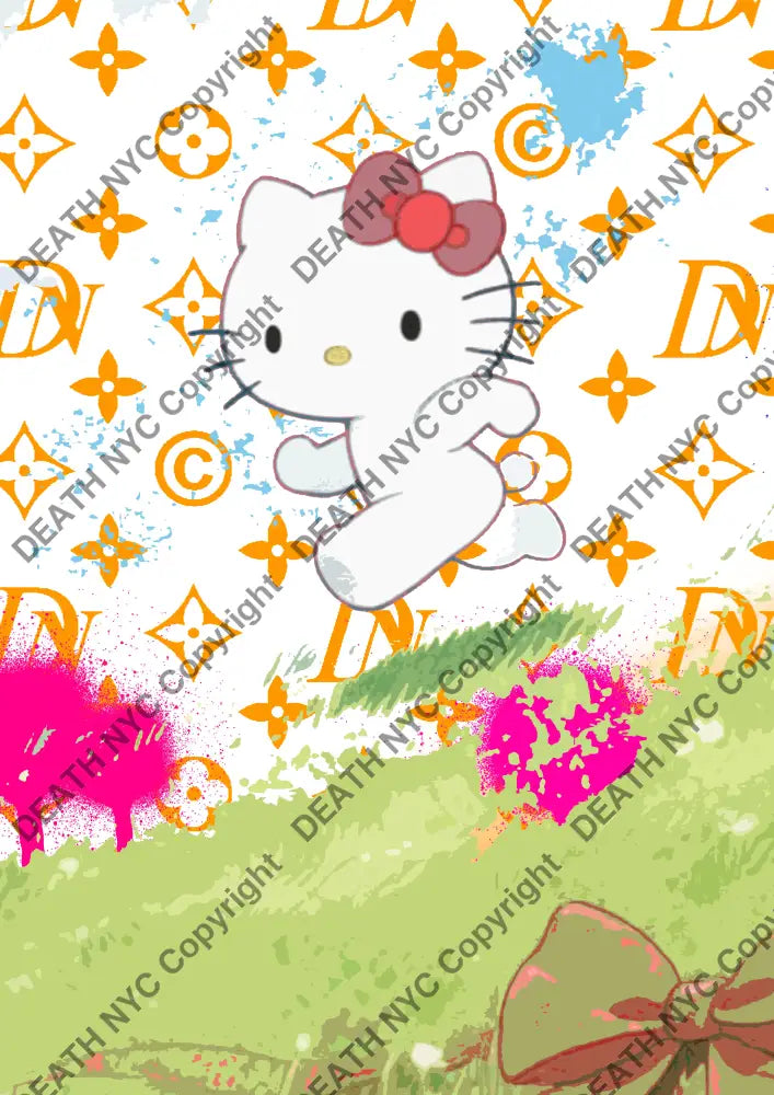 Auction ’BF652 kitty’ 45x32cm (Edition of 100) Art Print