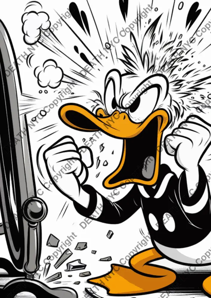 Auction ’BG49 duck’ art print 45x32cm (Edition of 100) Art Print