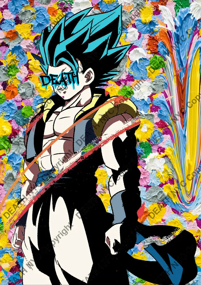 Auction ’Blue gok death spot’ 45x32cm (Edition of 100) Art Print