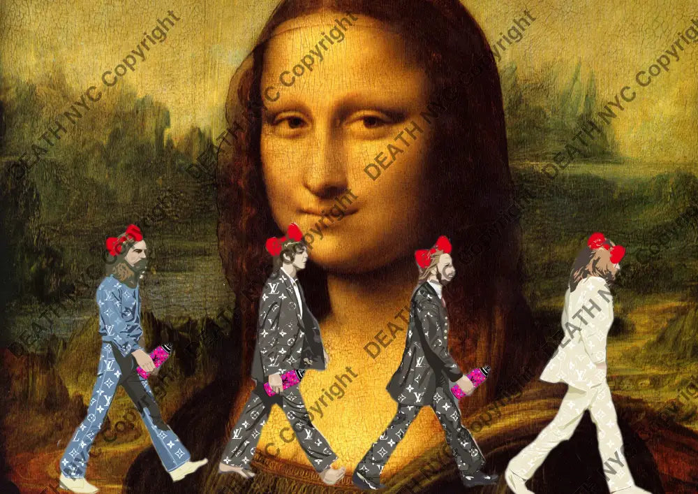 Auction ’btles mona. ’ art print 45x32cm (Edition of 100) - Art Print