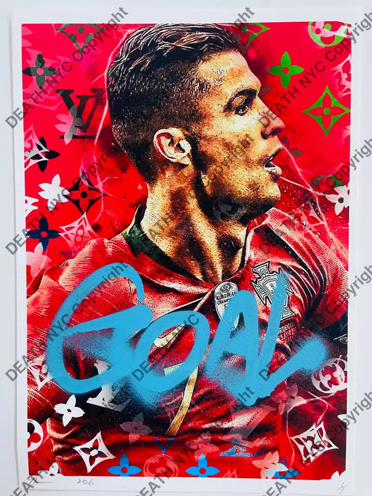 Auction ’c ron goal’ Hand Written (Edition of ONE) 2026 - Art Print