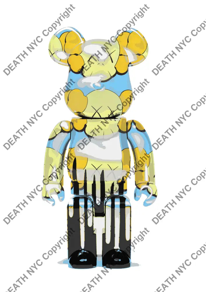 Auction ’CA166 bear’ art print 45x32cm (Edition of 100) Art Print