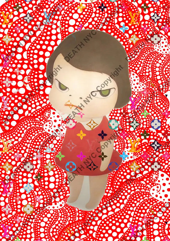 Auction ’CA282 girl’ art print 45x32cm (Edition of 100) Art Print