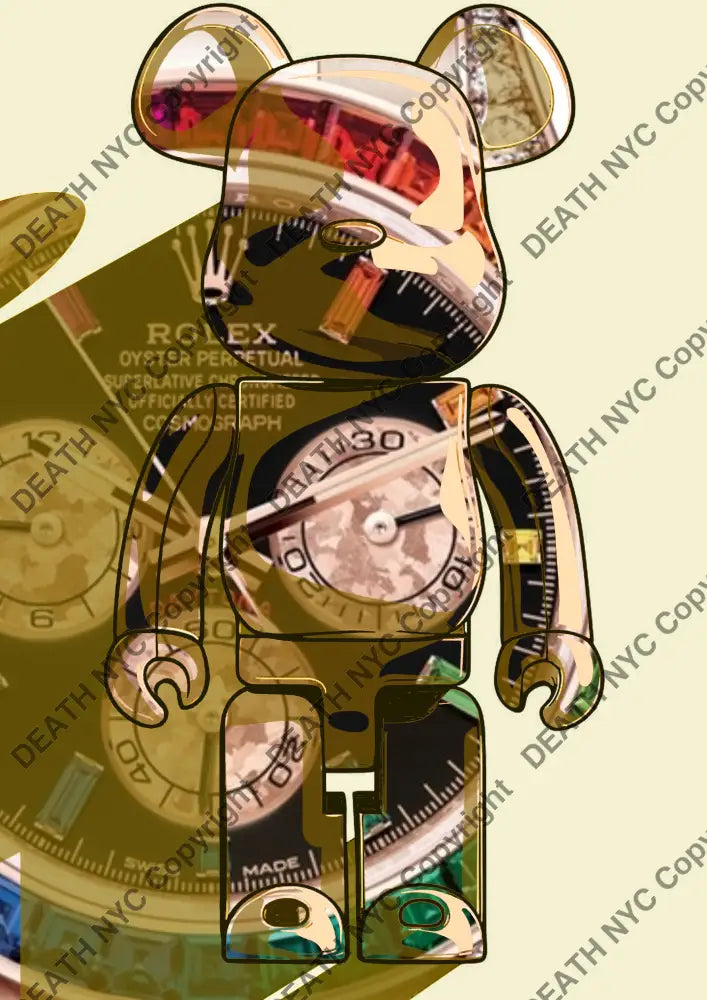 Auction ’CA379 bear’ art print 45x32cm (Edition of 100) Art Print