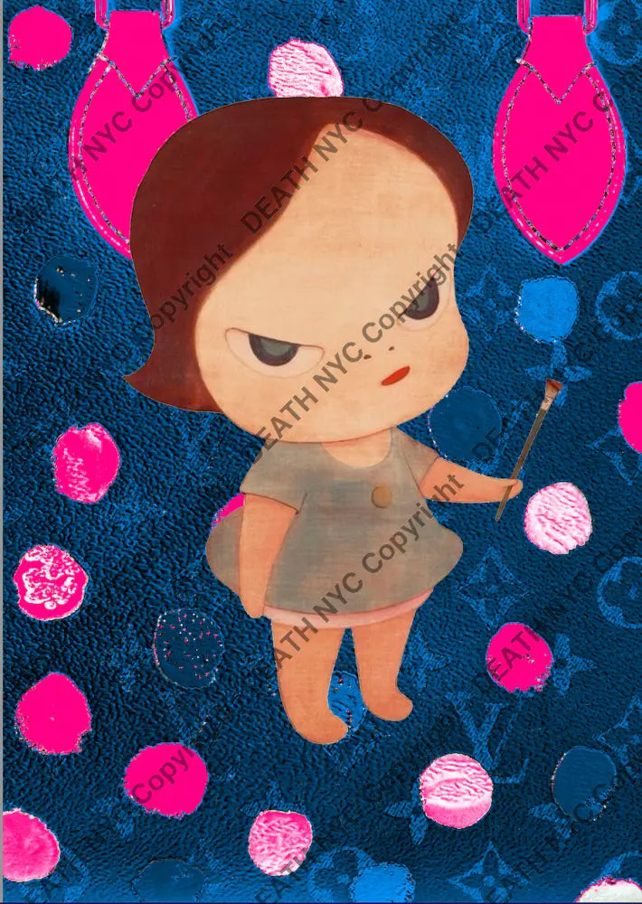 Auction ’CA394 girl’ art print 45x32cm (Edition of 100) Art Print
