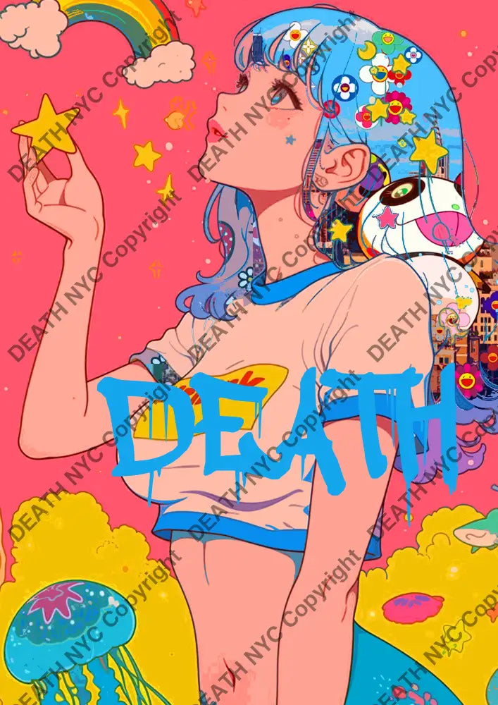 Auction ’CA426 girl ’ art print 45x32cm (Edition of 100) - Art Print