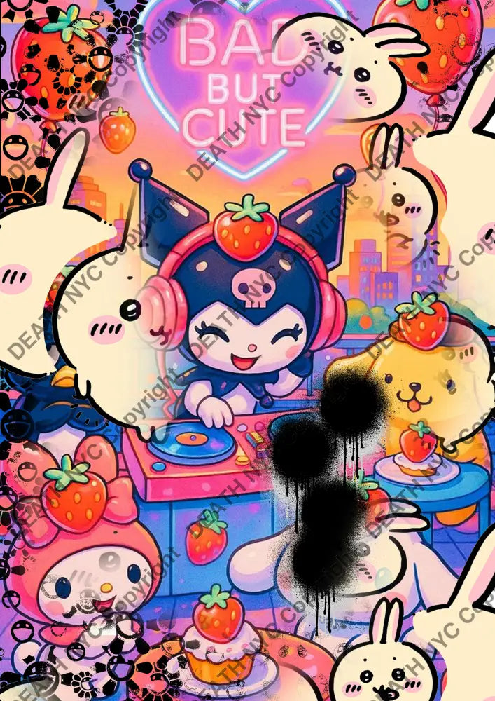 Auction ’CA523 kitty’ art print 45x32cm (Edition of 100) Art Print