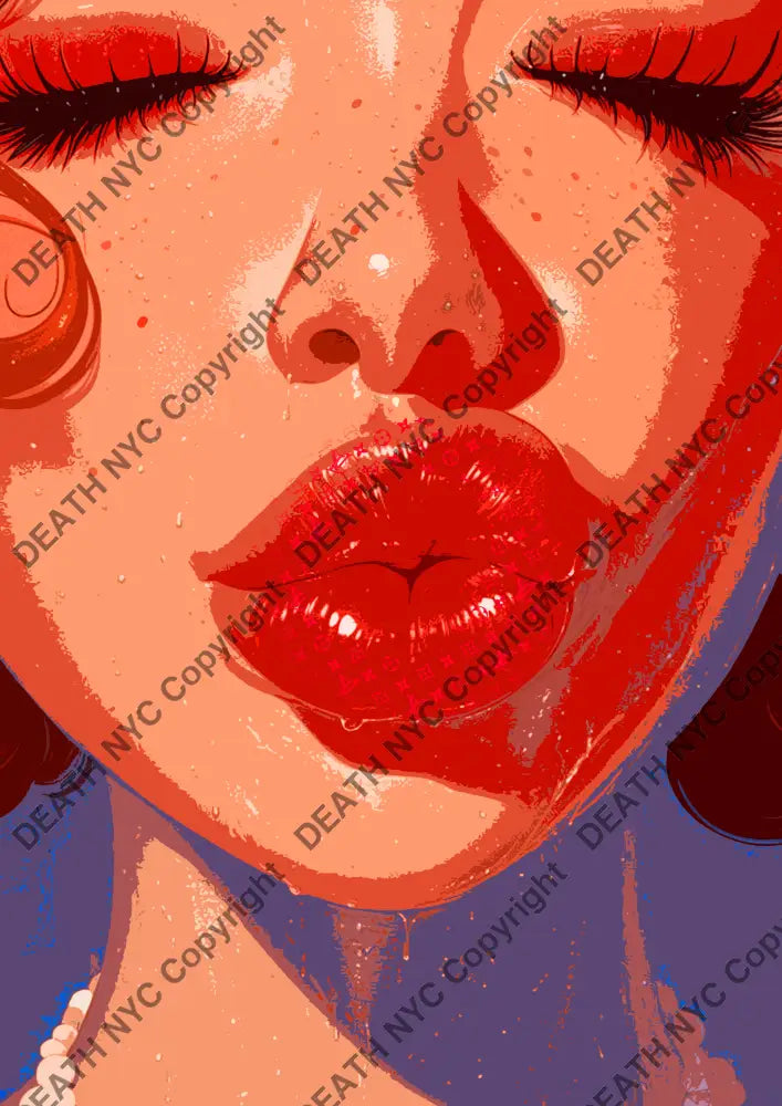 Auction ’CA611 kiss’ art print 45x32cm (Edition of 100) Art Print