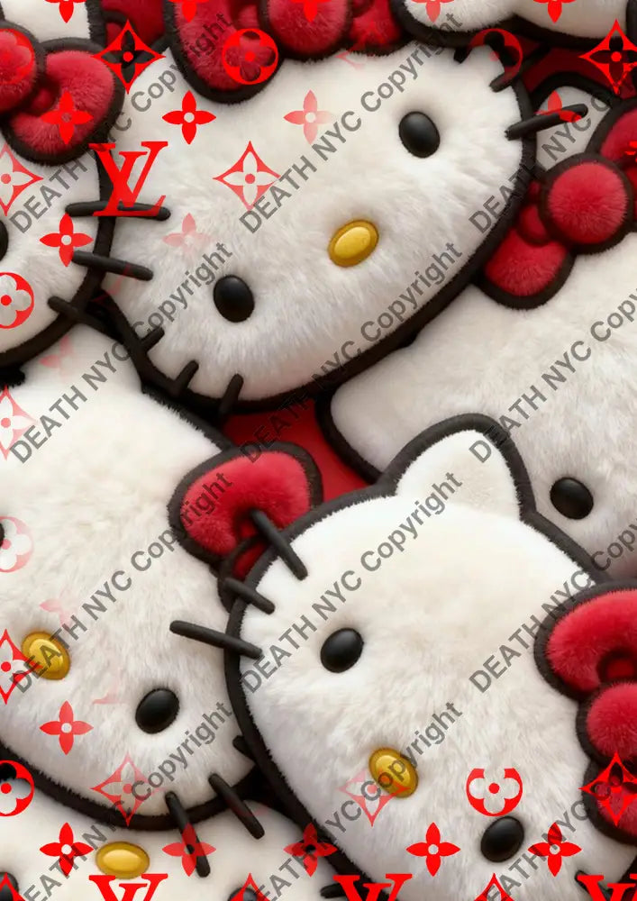 Auction ’CA612 kitty’ art print 45x32cm (Edition of 100) Art Print