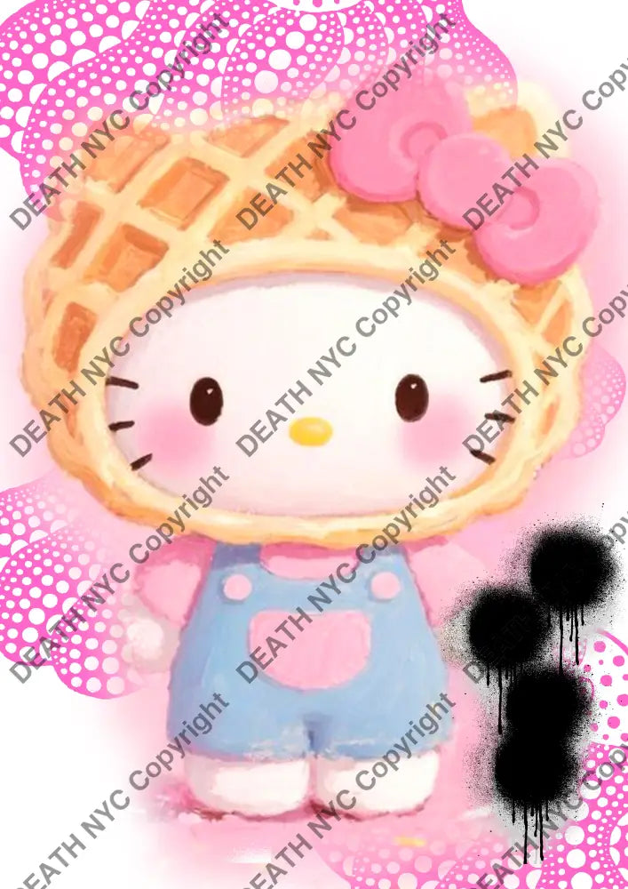 Auction ’CA633 kitty’ art print 45x32cm (Edition of 100) Art Print