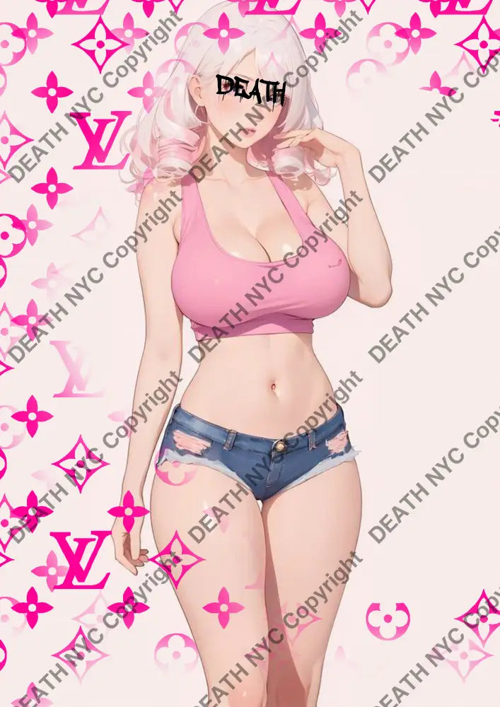 Auction ’CA677 girl’ art print 45x32cm (Edition of 100) Art Print