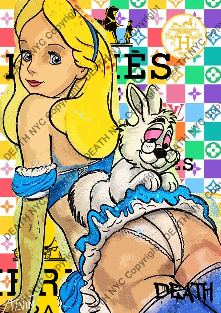 Auction ’CA900 alice ’ art print 45x32cm (Edition of 100) Art Print