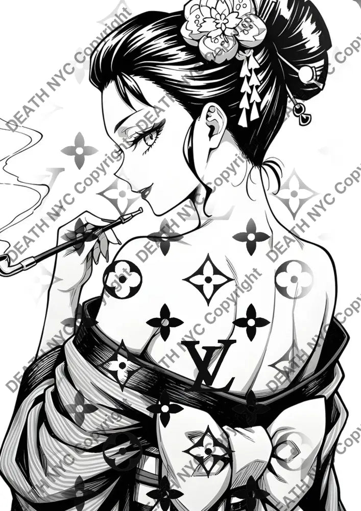 Auction ’CA931 girl’ art print 45x32cm (Edition of 100) Art Print