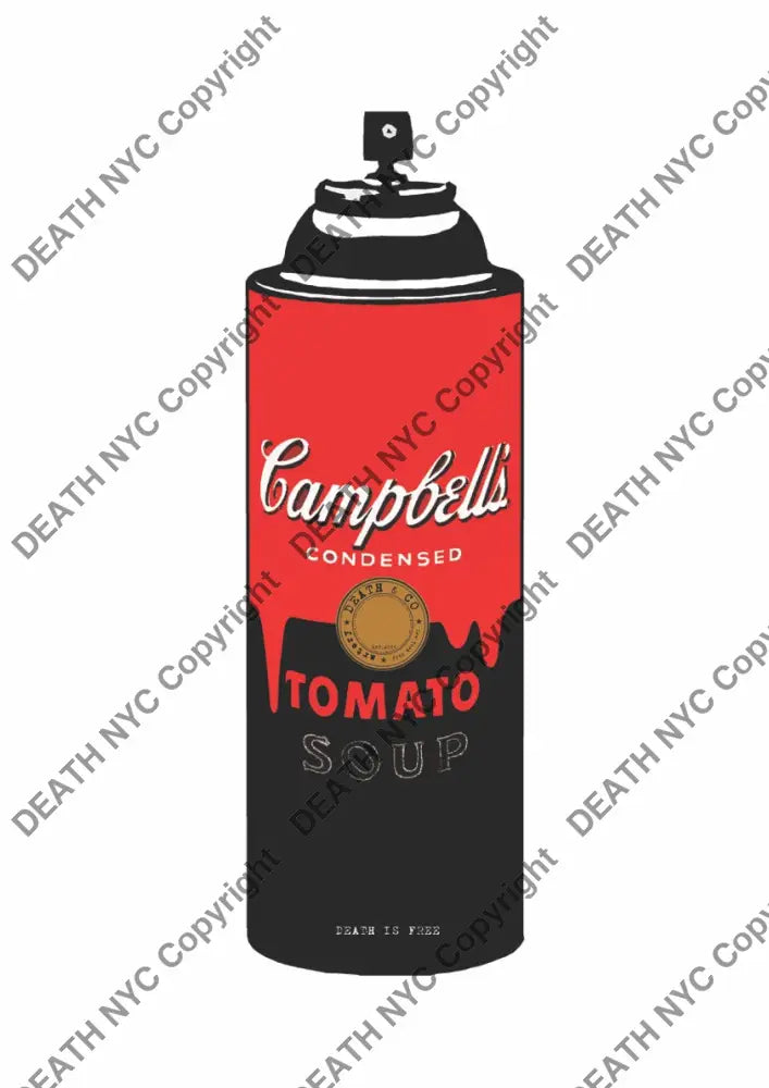 Auction ’camp spr y red black’ art print 45x32cm (Edition of 100) - Art Print
