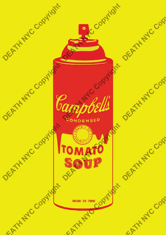 Auction ’Camp yellow red ’ art print 45x32cm (Edition of 100) - Art Print