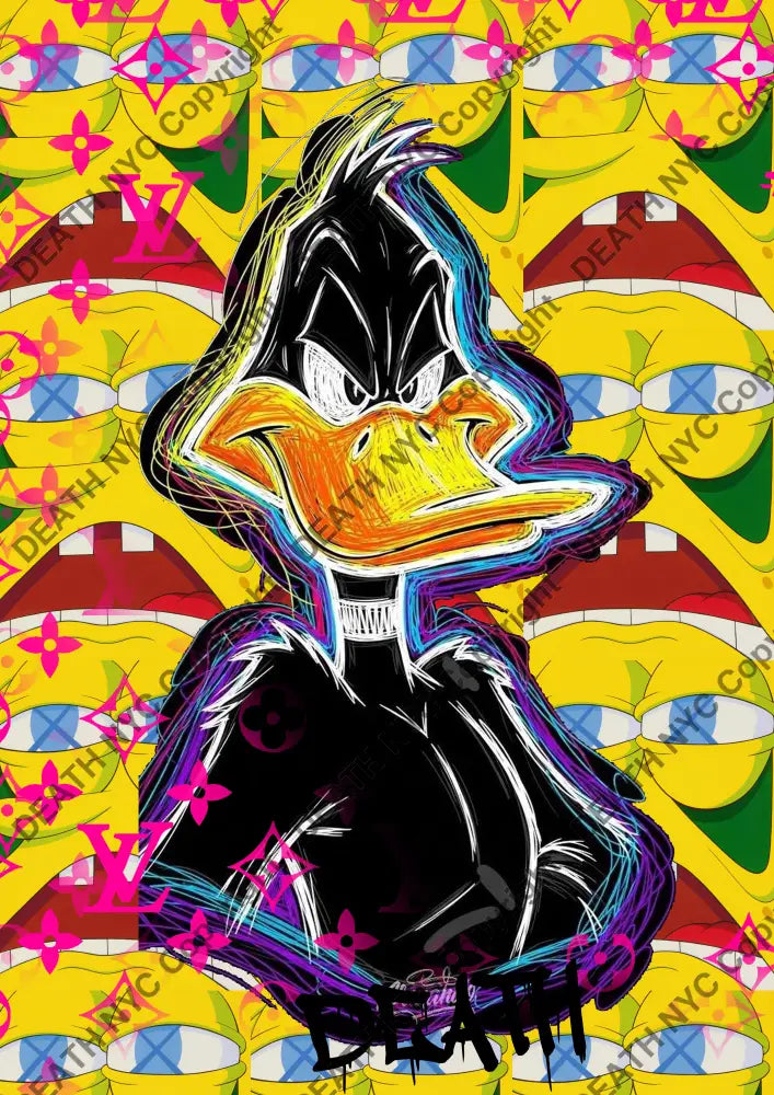 Auction ’CB216 duck’ art print 45x32cm (Edition of 100) Art Print