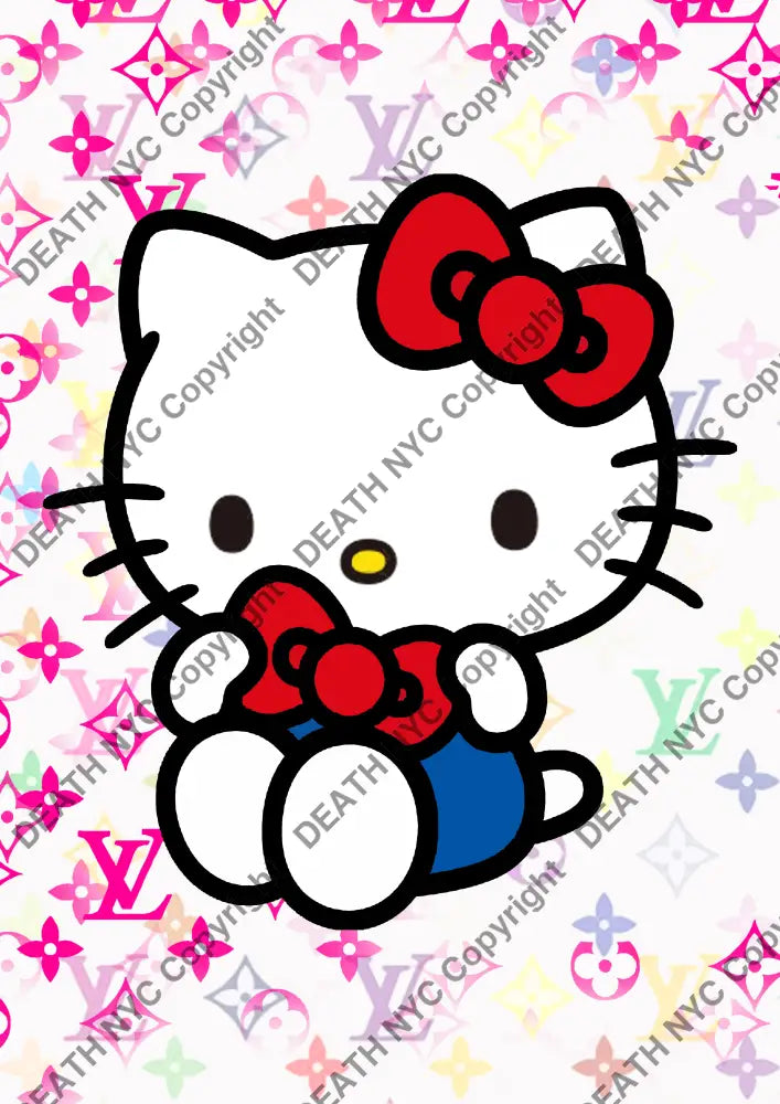 Auction ’CB247 kitty’ art print 45x32cm (Edition of 100) Art Print