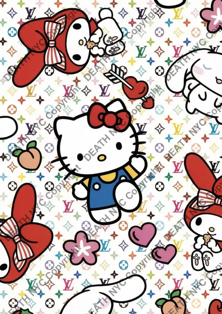 Auction ’CB355 kitty’ art print 45x32cm (Edition of 100) Art Print