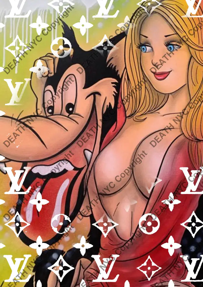 Auction ’CB531 sexy’ art print 45x32cm (Edition of 100) - Art Print