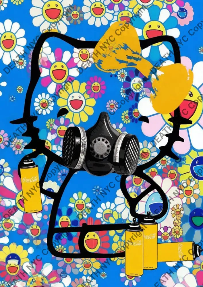 Auction ’CB603 kitty’ art print 45x32cm (Edition of 100) - Art Print