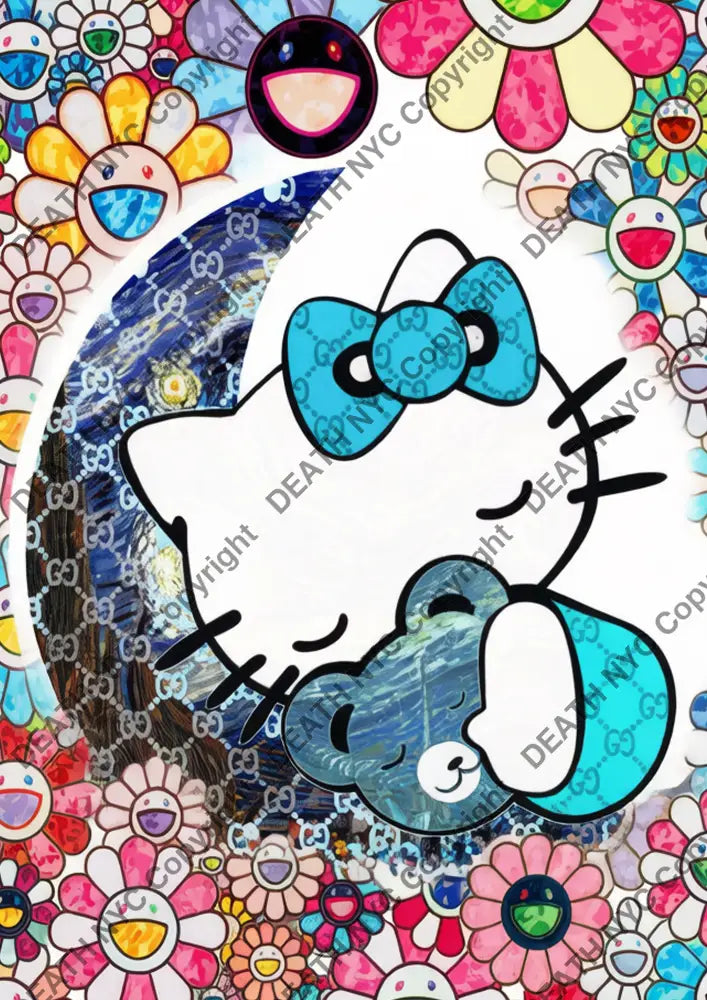 Auction ’CB607 kitty’ art print 45x32cm (Edition of 100) - Art Print