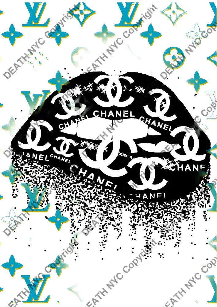 Auction ’CC42 kiss’ art print 45x32cm (Edition of 100) - Art Print