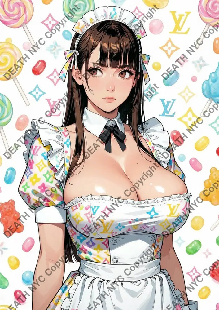 Auction ’CC571 girl’ art print 45x32cm (Edition of 100) - Art Print