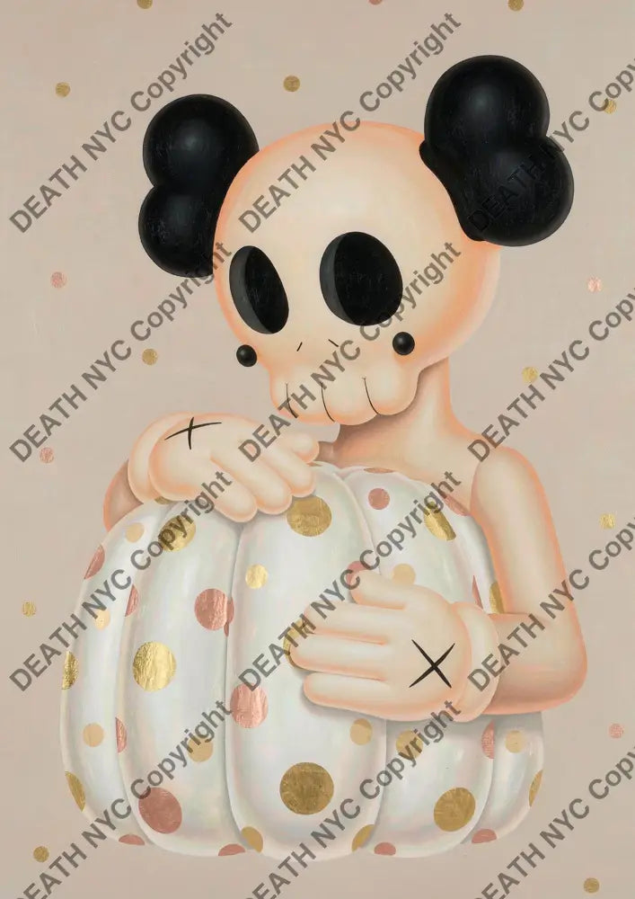 Auction ’CD714 death skull ’ art print 45x32cm (Edition of 100) - Art Print
