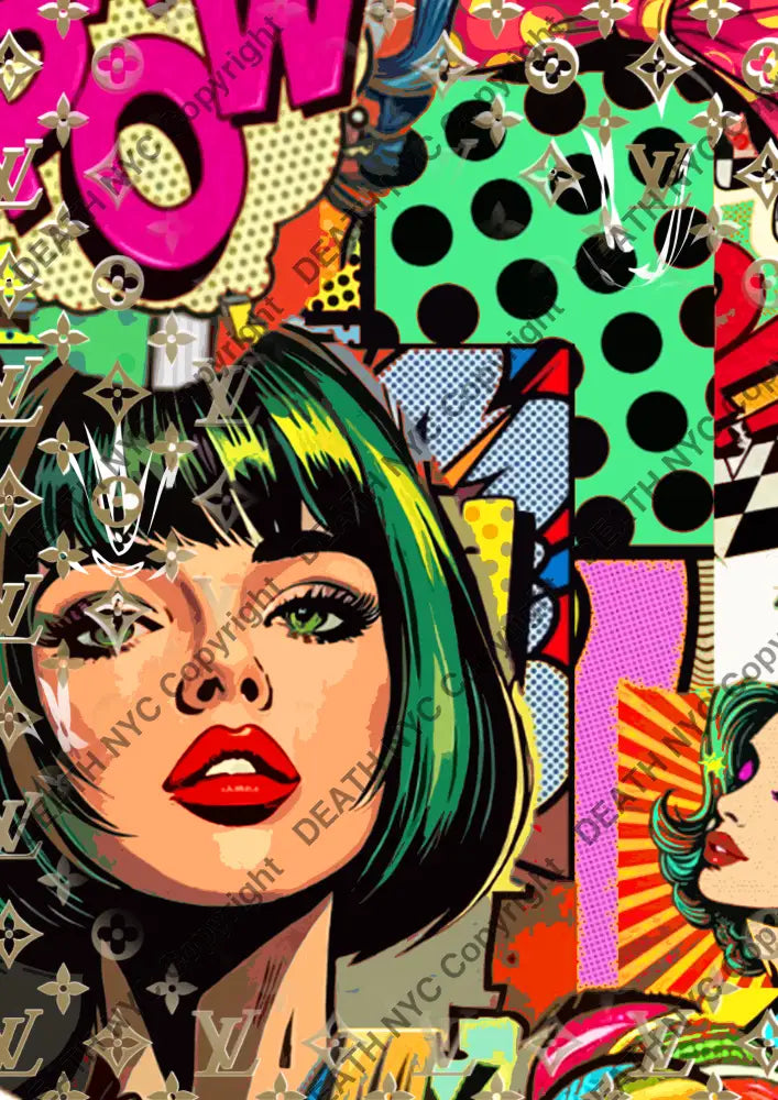 Auction ’CE394 girl’ art print 45x32cm (Edition of 100) - Art Print