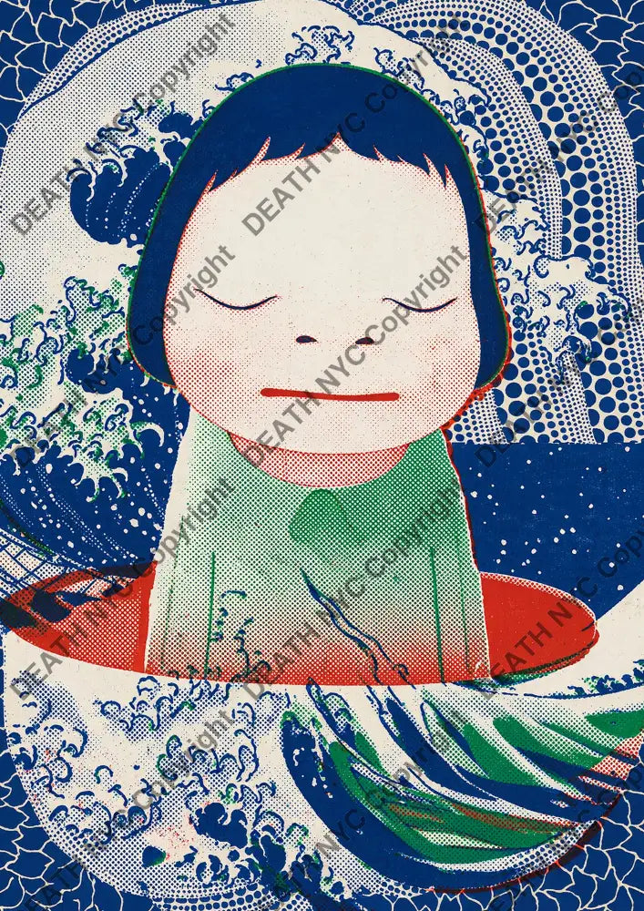 Auction ’CE847 girl’ art print 45x32cm (Edition of 100) - Art Print