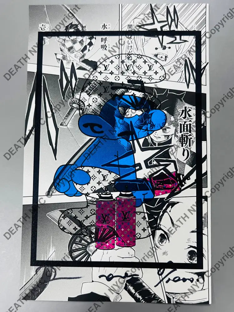 Auction Comic Art Original artwork Edition of 1000 Smu Art Print