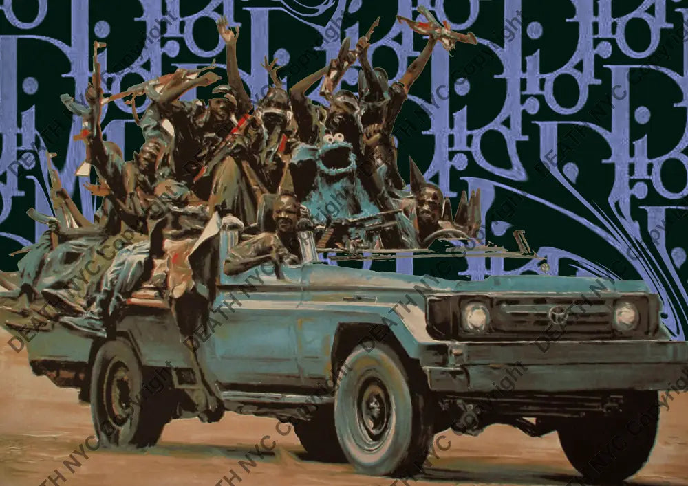 Auction ’DA141 sesama’ art print 45x32cm (Edition of 100) Art Print