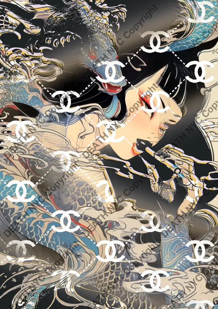 Auction ’DA201 girl’ art print 45x32cm (Edition of 100) Art Print