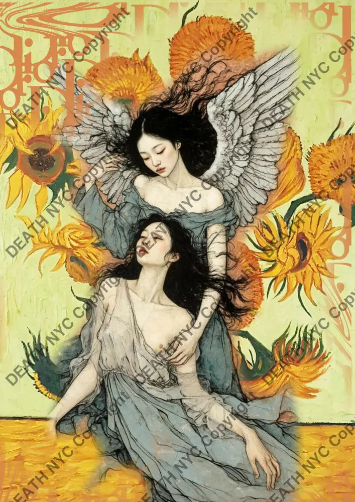 Auction ’DA216 girls’ art print 45x32cm (Edition of 100) Art Print