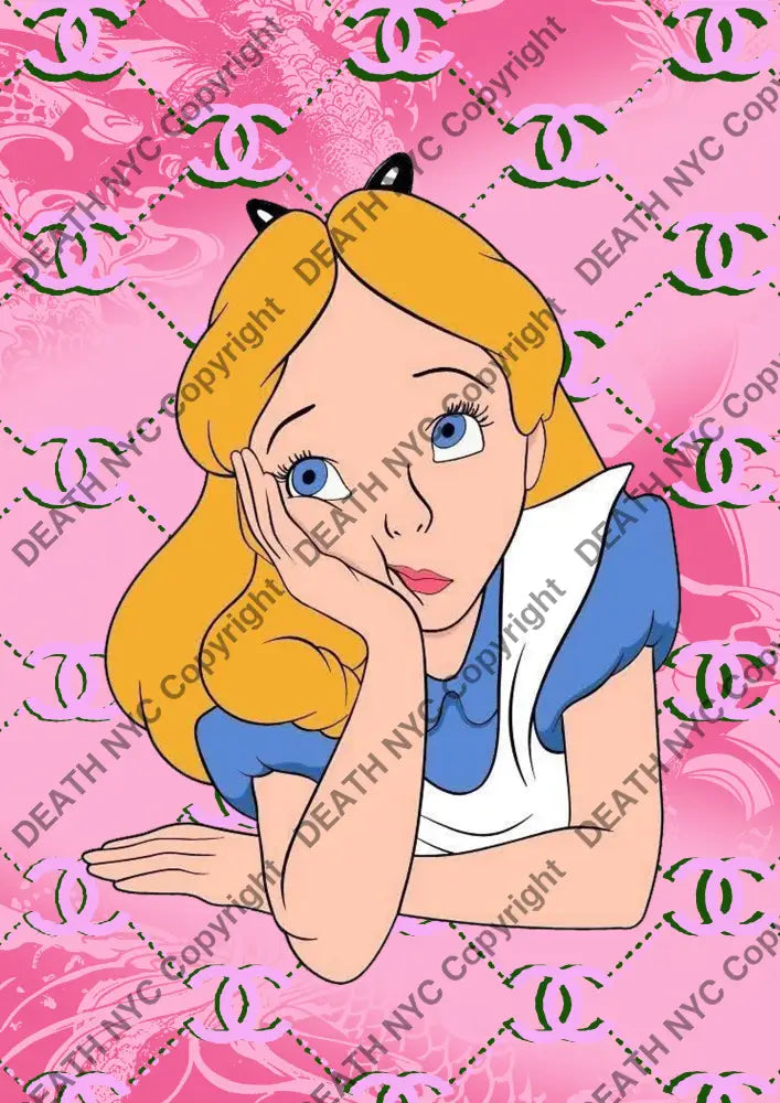 Auction ’DA231 alice’ art print 45x32cm (Edition of 100) Art Print
