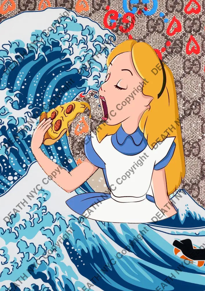 Auction ’DA305 alice’ art print 45x32cm (Edition of 100) Art Print