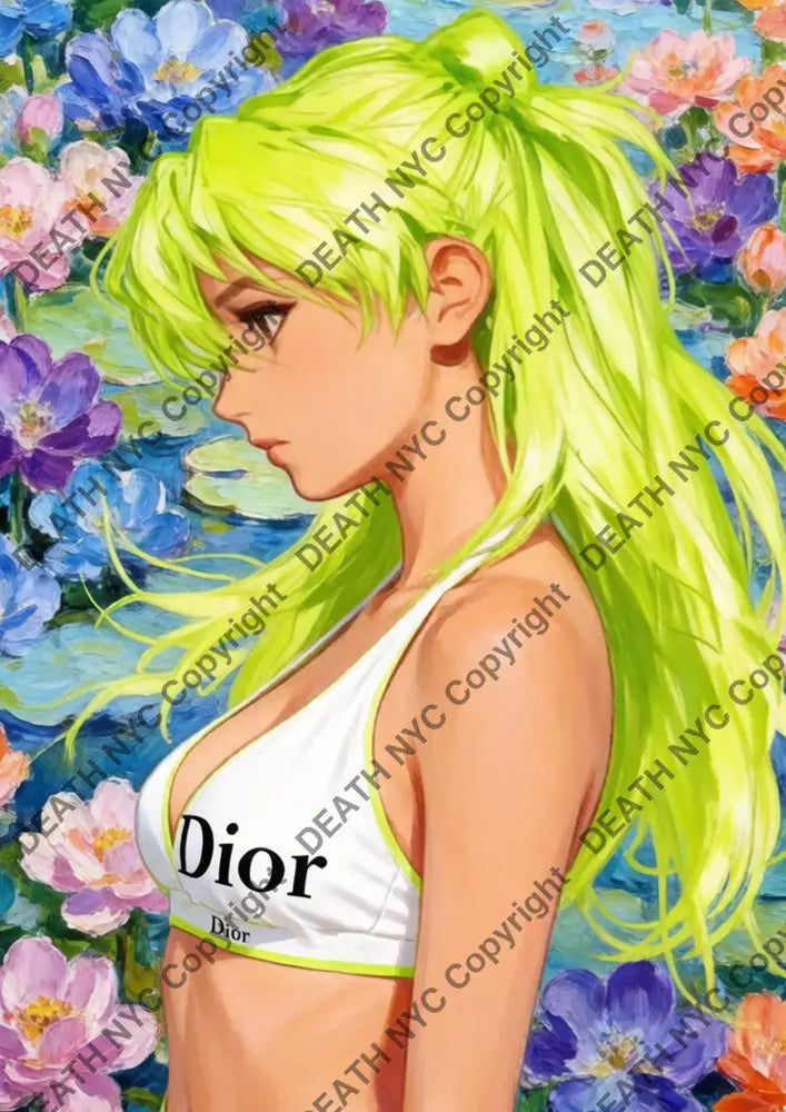 Auction ’DB358 girl’ art print 45x32cm (Edition of 100) - Art Print