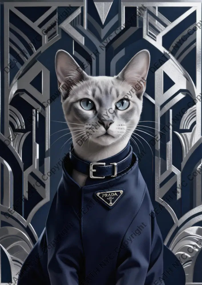 Auction ’DB439 cat’ art print 45x32cm (Edition of 100) - Art Print