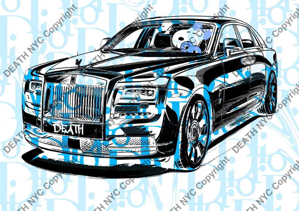 Auction ’DB506 silly’ art print 45x32cm (Edition of 100) - Art Print