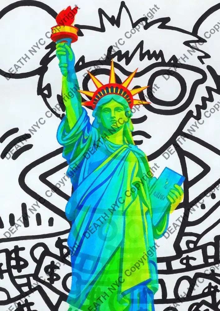 Auction ’DC473 freedom’ art print 45x32cm (Edition of 100) - Art Print