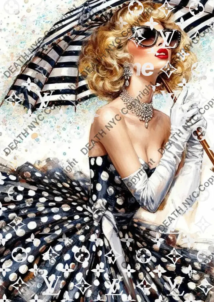 Auction ’DC500 ch girl’ art print 45x32cm (Edition of 100) - Art Print