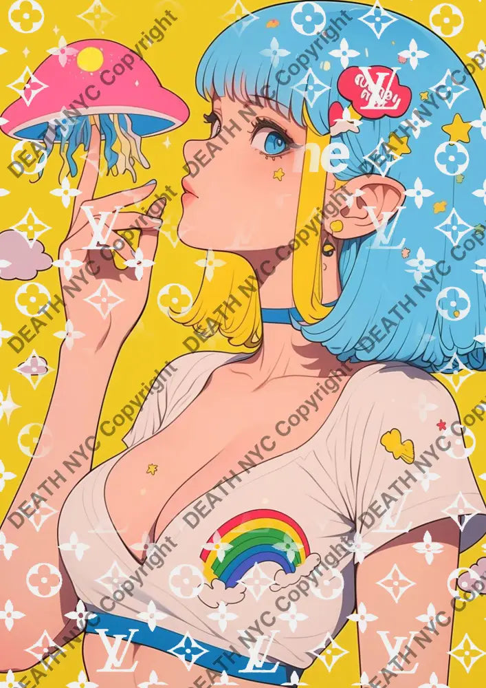 Auction ’DC502 girl’ art print 45x32cm (Edition of 100) - Art Print