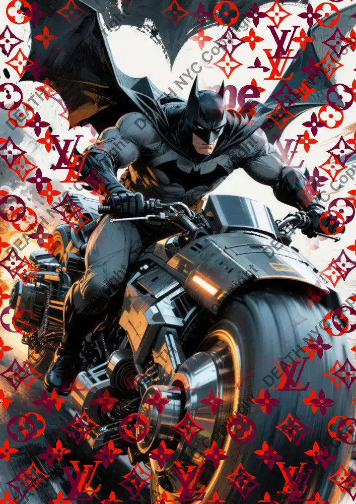 Auction ’DC539 bat’ art print 45x32cm (Edition of 100) - Art Print