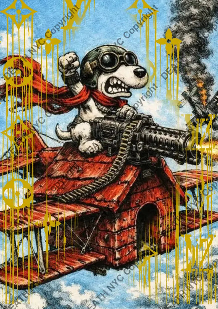 Auction ’DC551 silly’ art print 45x32cm (Edition of 100) - Art Print